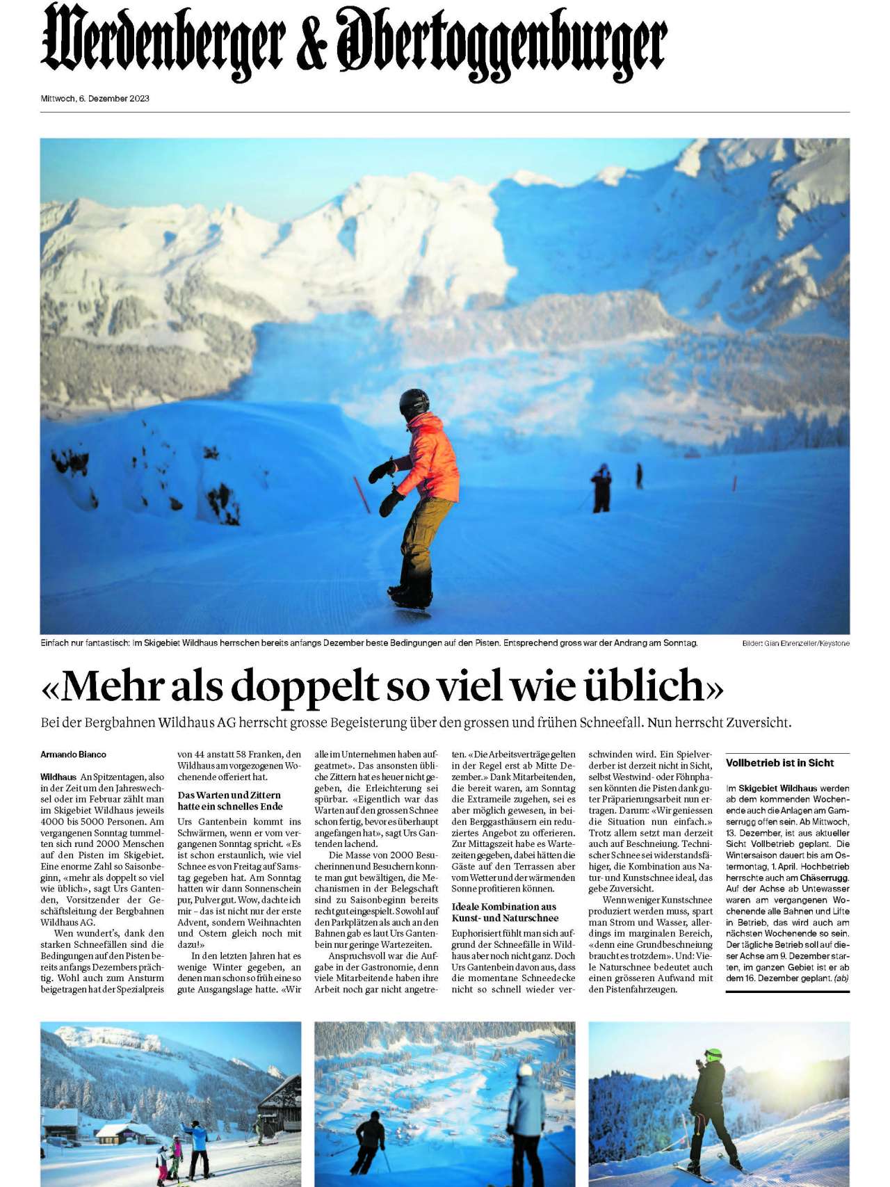 6. Dezember 2023 im W&O