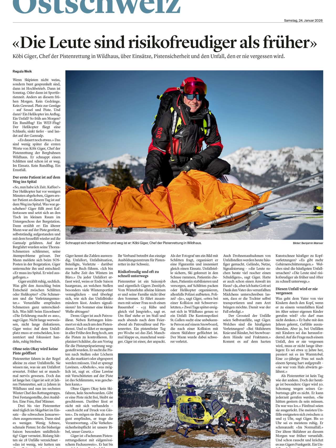 24. Januar 2026 im Toggenburger Tagblatt
